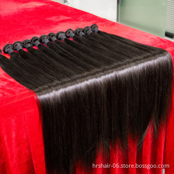 Wholesale Unprocessed Raw Straight brazilian Human Hair Bundles,human hair extension, bone straight Cuticle Aligned Hair